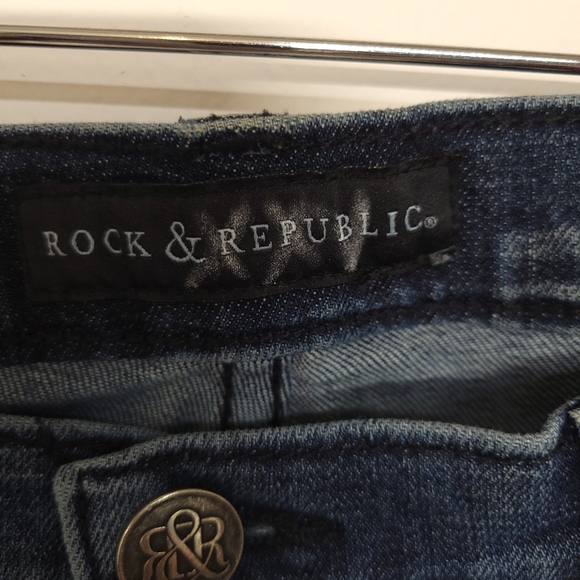 Rock & Republic Kassandra Mid RiseBootcut Jean Women's size 8 - Picture 5 of 15